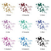 Large Book Bound Grandma In Loving Memory Butterfly Design Memorial Remembrance Photo Album