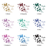 Daughter In Loving Memory White Butterfly Photo Album For 50 x 6 by 4 Photos