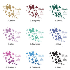 Daughter In Loving Memory Butterfly Design Memorial Remembrance Photo Album With Sleeves 100 x 6x4 Capacity