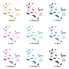 Son In Loving Memory Feather Memorial Remembrance Photo Album With Sleeves 100 x 6x4 Capacity