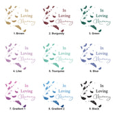 In Loving Memory Feather Memorial Remembrance Photo Album With Sleeves 100 x 6x4 Capacity