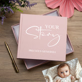 Pink Your Story Baby Photo Album For 50 x 6 by 4 Photos photo album ukgiftstoreonline