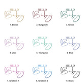 Hello Baby Photo Album For 50 x 6 by 4 Photos In White Pack of 5 Wholesale Trade photo album ukgiftstoreonline