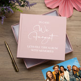 In Case We Forget Memory Photo Album For 50 x 6 by 4 Photos In Pink