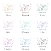 80th Birthday White Photo Album Gift For Her Or Him With Present Design