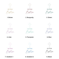 Baptism Gift Photo Album With Cross For 100 x 6x4 Photos With Sleeves