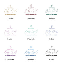 Beautiful Baby Girl White Photo Album With Heart For 50 x 6 by 4 Photos