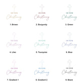 Large Book Bound Christening Gift Photo Album With Cross