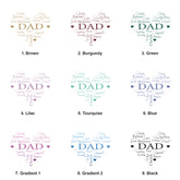 Large Book Bound Dad Gift With Word Heart Photo Album