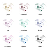 Dad Photo Album Gift With Word Heart For 100 x 6x4 Photos With Sleeves Photo Album ukgiftstoreonline