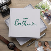 Brother White Photo Album With Leaf Design For 50 x 6 by 4 Photos