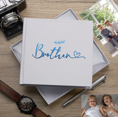 Brother White Photo Album With Leaf Design For 50 x 6 by 4 Photos