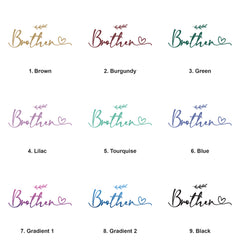 Brother White Photo Album With Leaf Design For 50 x 6 by 4 Photos