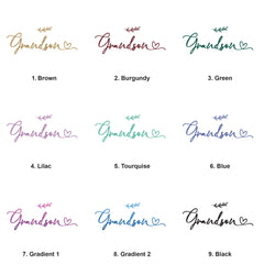 Grandson White Photo Album With Leaf Design For 50 x 6 by 4 Photos