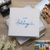 Holidays White Photo Album With Leaf Design For 50 x 6 by 4 Photos