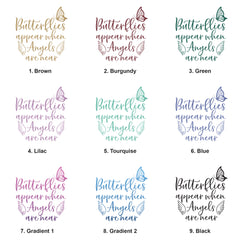 Butterflies and Angels Memory Photo Album With Sleeves 100 x 6x4 Capacity