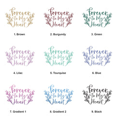 Forever In My Heart Memorial Remembrance Photo Album With Sleeves 100 x 6x4 Capacity