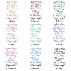 Heaven So Far Away Memorial Remembrance Photo Album With Sleeves 100 x 6x4 Capacity