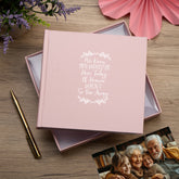 Heaven So Far Away Pink Memorial Remembrance Photo Album 50 x 6 by 4 Photos