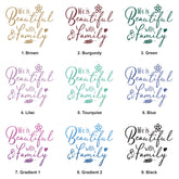 Large Book Bound Life Is Beautiful With Family Photo Album