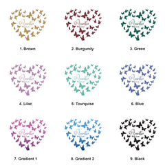 Auntie with love White Photo Album Gift With Butterflies 50 x 6" x 4" Photos