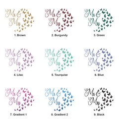 Mr and Mrs Wedding Day Butterfly White Photo Album Gift For 50 x 6 by 4 Photos