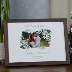 Personalised Our Wedding Day Memory Photo Frame Gift Custom Photo Keepsake Present