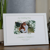 Personalised Our Wedding Day Memory Photo Frame Gift Custom Photo Keepsake Present