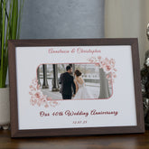 Personalised Our 40th Wedding Anniversary Photo Frame Gift Anniversary Keepsake
