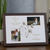 Personalised Wedding Photo Frame Custom Photo Wedding Day Memory Keepsake