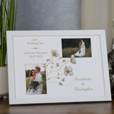 Personalised Wedding Photo Frame Custom Photo Wedding Day Memory Keepsake