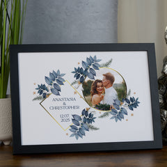 Personalised Any Occasion Photo Frame Custom Photo Wedding-Engagement-Anniversary Keepsake