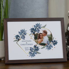 Personalised Any Occasion Photo Frame Custom Photo Wedding-Engagement-Anniversary Keepsake