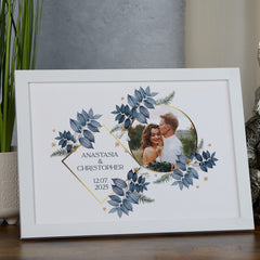 Personalised Any Occasion Photo Frame Custom Photo Wedding-Engagement-Anniversary Keepsake