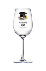 Personalised Graduation Wine Glass Gift Keepsake