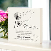 Personalised Nan Graveside Remembrance Plaque Ornament Outdoor Or Indoor