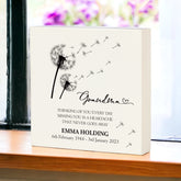 Personalised Grandma Graveside Remembrance Plaque Ornament Outdoor Or Indoor