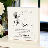 Personalised Sister Graveside Remembrance Plaque Ornament Outdoor Or Indoor