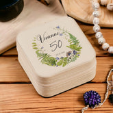 Personalised 50th Birthday Jewellery Box Gift With Beautiful Forest Theme