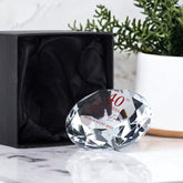 Personalised 40 Years Wedding Anniversary Romantic Gift Crystal Diamond