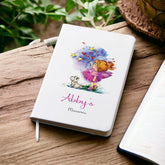Personalised Fairy With Dog Girl's Notebook Gift For Her Personalised Notebook ukgiftstoreonline
