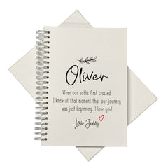 Large A4 Love Gift Album Scrapbook Boxed Green Anniversary Valentines