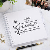 Personalised Our Story Our Life Family Sentiment Scrapbook Photo Album