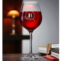 Customised Bespoke Wine Glass Any Logo Engraved