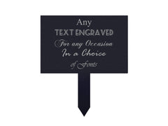 Personalised Garden Sign, Handmade Garden Décor, Engraved Slate Sign, Weatherproof Sign, Custom Sign