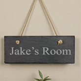 Personalised Engraved Slate Rectangle Sign Plaque For Outdoors Sheds House Indoors Waterproof and Weatherproof