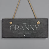 Personalised Hanging Slate Sign Gift For Granny Birthdays Christmas Etc. Personalised Gifts ukgiftstoreonline