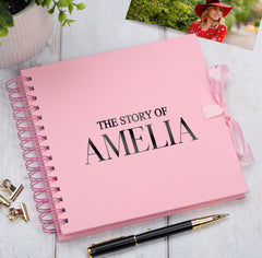 Personalised The Story Of Memories Love Themed Multiple Colour Scrapbook Photo Album
