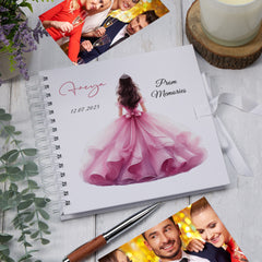 Custom Girl School Leavers Prom Night Scrapbook Celebration Album Personalised Prom Memory Book Graduation Prom