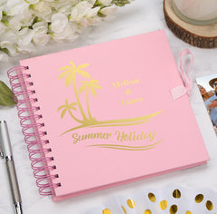Personalised Tropical Paradise Summer Holidays Journal Album Multiple Colour Scrapbook
